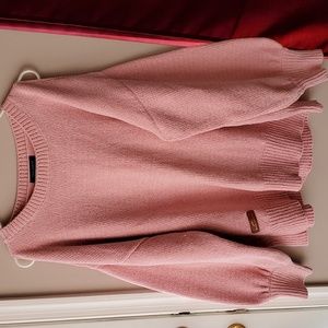 Simply Southern Blush Pink Crew Neck Sweater